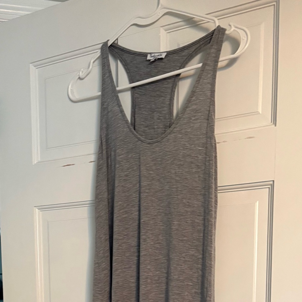 Splendid Gray Maxi Tank Dress
